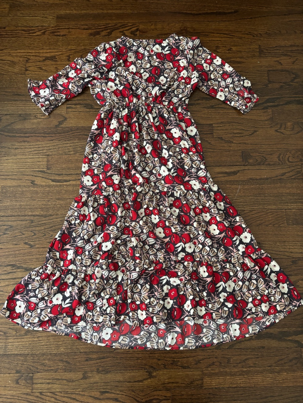 Hayden Los Angeles Floral Cottage Core Maxi Dress - Picture 3 of 3